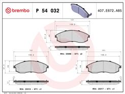 BREMBO P 54 032