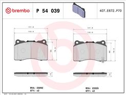 BREMBO P 54 039