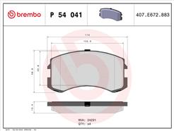 BREMBO P 54 041