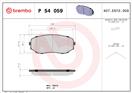 BREMBO P 54 059