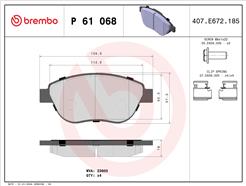 BREMBO P 61 068