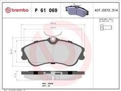 BREMBO P 61 069