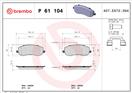 BREMBO P 61 104