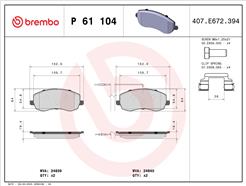BREMBO P 61 104