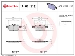 BREMBO P 61 112