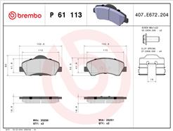 BREMBO P 61 113