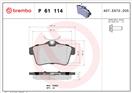 BREMBO P 61 114X