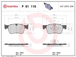 BREMBO P 61 116