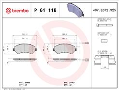 BREMBO P 61 118