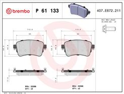 BREMBO P 61 133