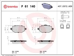 BREMBO P 61 140