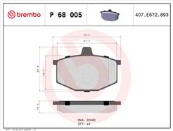 BREMBO P 68 005