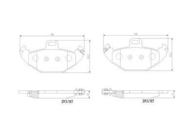 BREMBO P 68 021 Číslo výrobce: 21966. EAN: 8020584056844.