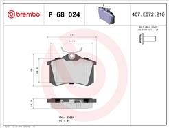 BREMBO P 68 024