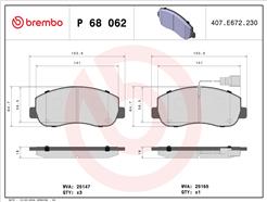 BREMBO P 68 062