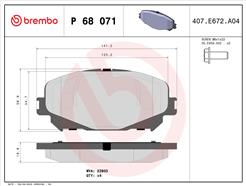 BREMBO P 68 071