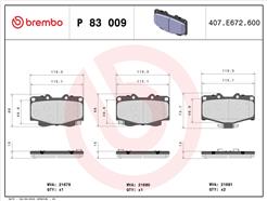 BREMBO P 83 009