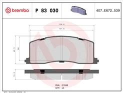 BREMBO P 83 030