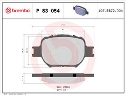 BREMBO P 83 054