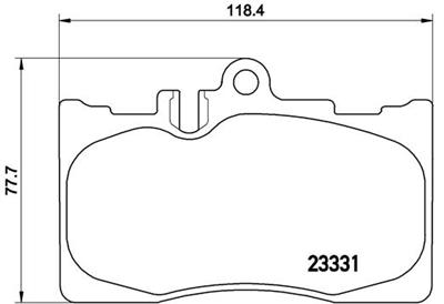 BREMBO P 83 058 Číslo výrobce: 23331. EAN: 8020584057933.
