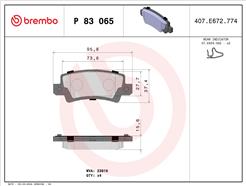 BREMBO P 83 065
