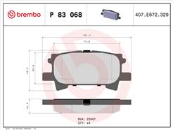 BREMBO P 83 068