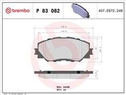 BREMBO P 83 082