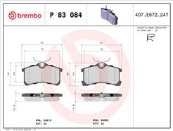 BREMBO P 83 084