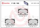 BREMBO P 83 102