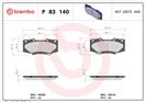 BREMBO P 83 140