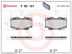 BREMBO P 83 151