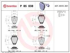 BREMBO P 85 038