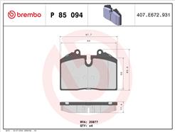 BREMBO P 85 094