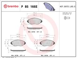 BREMBO P 85 166E