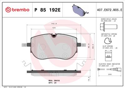BREMBO P 85 192E
