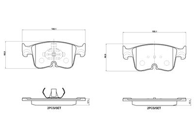BREMBO P 85 199 EAN: 8020584129654.