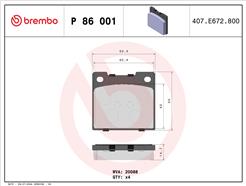 BREMBO P 86 001