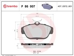 BREMBO P 86 007