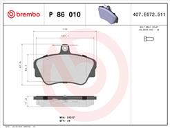 BREMBO P 86 010