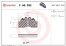 BREMBO P A6 032