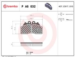 BREMBO P A6 032