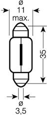 OSRAM 6418ULT-02B Číslo výrobce: C5W. EAN: 4008321415240.