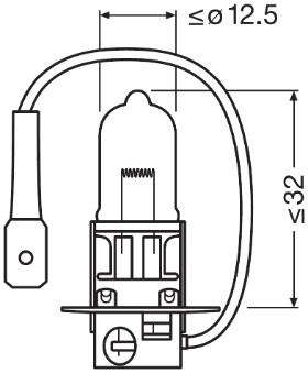 OSRAM 64151SUP Číslo výrobce: H3. EAN: 4050300504445.