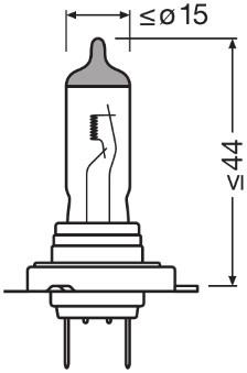 OSRAM 64210NB220-2HB Číslo výrobce: H7. EAN: 4062172399579.