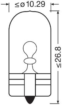 OSRAM 2825 Číslo výrobce: W5W. EAN: 4050300838632.