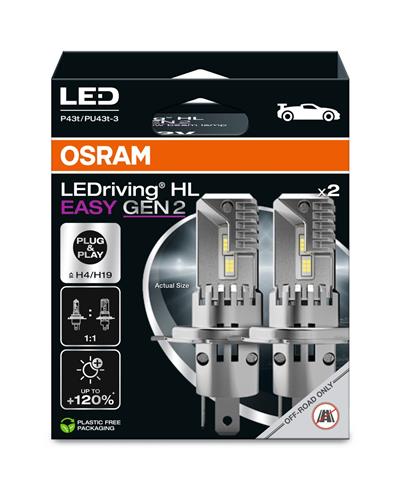 OSRAM 64193DWESY2-2HB Číslo výrobce: H4 LED / H19 LED. EAN: 4062172406918.