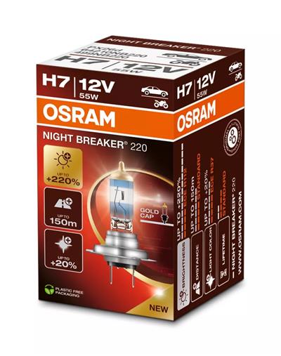 OSRAM 64210NB220 Číslo výrobce: H7. EAN: 4062172399340.