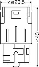 OSRAM 7504DYP-2BL - Žárovka, brzdové svělo