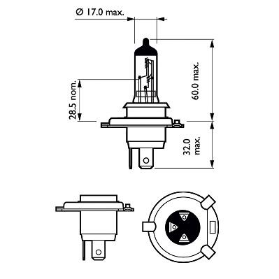 PHILIPS 12342XVPB1 Číslo výrobce: 00553330. EAN: 8719018005540.