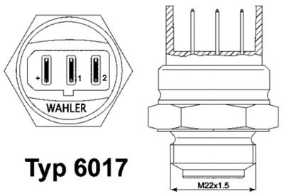WAHLER 6017.85D Číslo výrobce: E2858854051A9. EAN: 4029783004520.